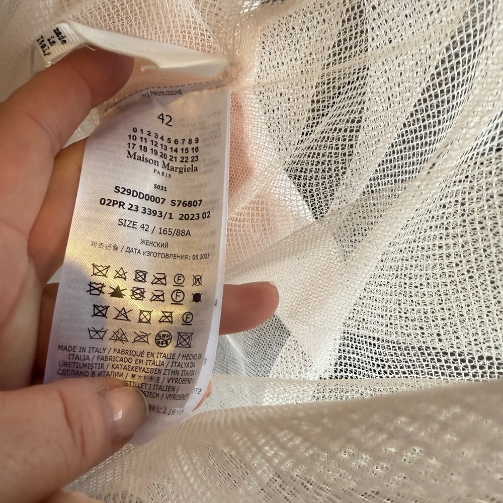 Maison Margiela Pale Pink Tulle dress - Picture 10 of 15